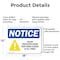 Signmission Halon Protected Room Keep Door Closed, 18 in W x Rectangle, Aluminum OS-2PACK-NS-A-1218-L-15776 - alternate 5